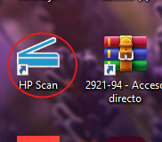 Icono de la aplicación HP Scan